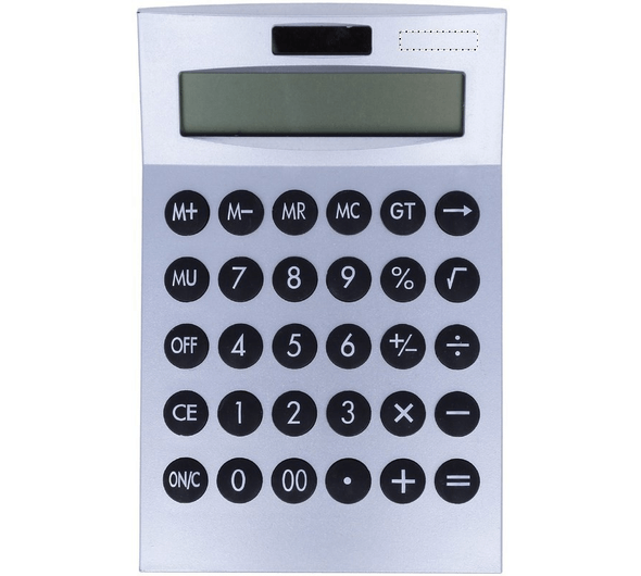 Basis 12-cijferige rekenmachine